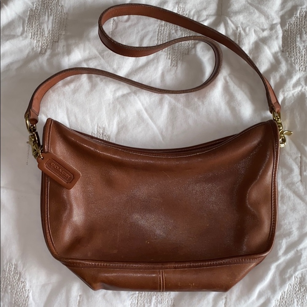 Coach Purse, Brown Leather